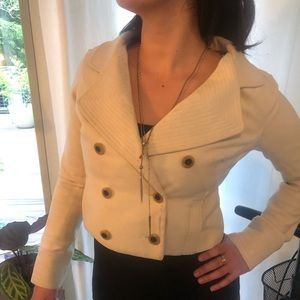 Free People Wool Crop Coat. So flattering!